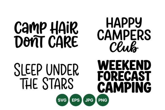 Camping Quote SVG Design Pack