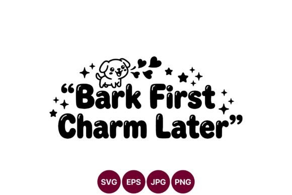 Cute Dog Quote SVG Design