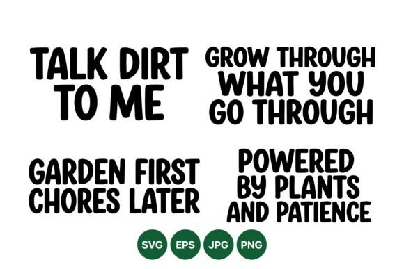 Funny Garden Quote SVG Bundle Review for Embroidery
