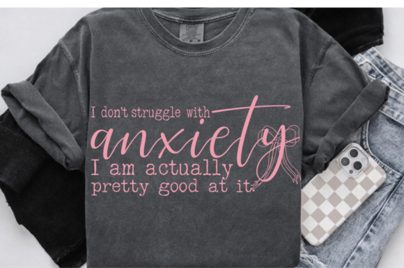 Funny Sarcastic Anxiety Quote SVG: A Designer's Review