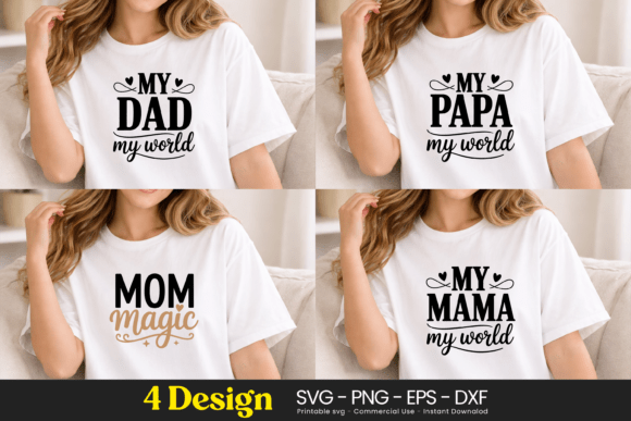 Review: My Dad Papa Mama Mom Quote SVG PNG for Embroidery