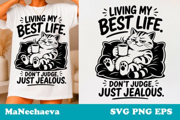 Sarcastic Cat Quote SVG Best Life: A Designer's Review